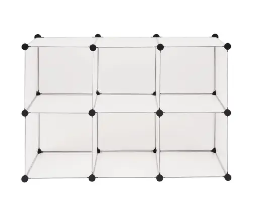 Daiktadėžė Su 6 Skyriais, Balta