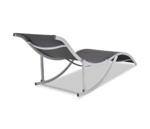 Saliekami Sauļošanās Zviļņi, 2 Gab., Alumīnijs, Tekstilēns Vidaxl