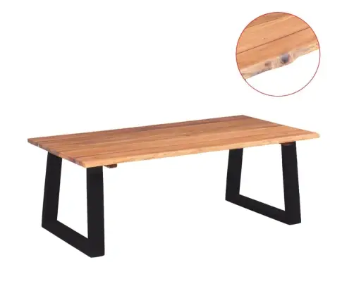 Kafijas Galdiņš, 110X60X40 Cm, Akācijas Masīvkoks Vidaxl