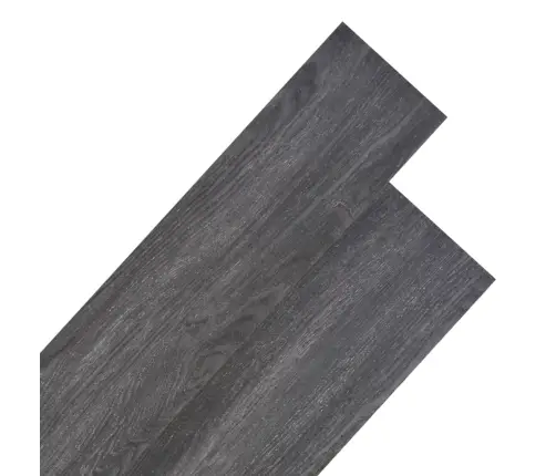 Mitte Iseliimuvad Pvc-Põrandalauad 5,26 M², 2 Mm, Must Ja Valge