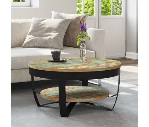 Kohvilaud Taastatud Puidust 65 X 32 Cm