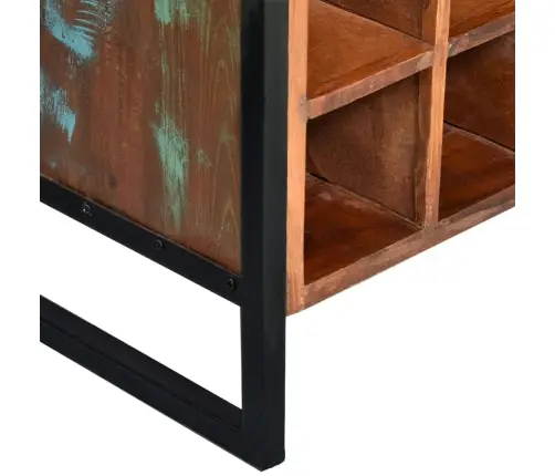 Vīna Pudeļu Statīvs 16 Pudelēm, Pārstrādāts Masīvkoks Vidaxl