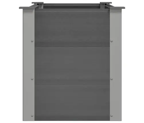 Augstā Puķu Kaste, 100X50X54 Cm, Pelēks Wpc Vidaxl