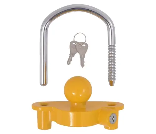 Slēdzene Ar 2 Atslēgām, Tērauds, Alumīnija Sakausējums Vidaxl