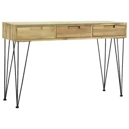 Konsoles Galdiņš, 120X35X76 Cm, Masīvs Tīkkoks Vidaxl