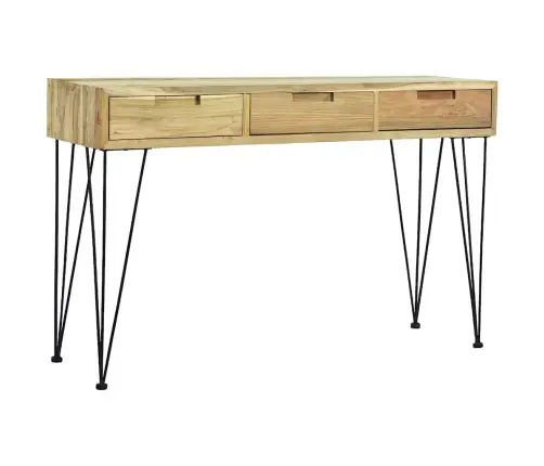 Konsoles Galdiņš, 120X35X76 Cm, Masīvs Tīkkoks Vidaxl