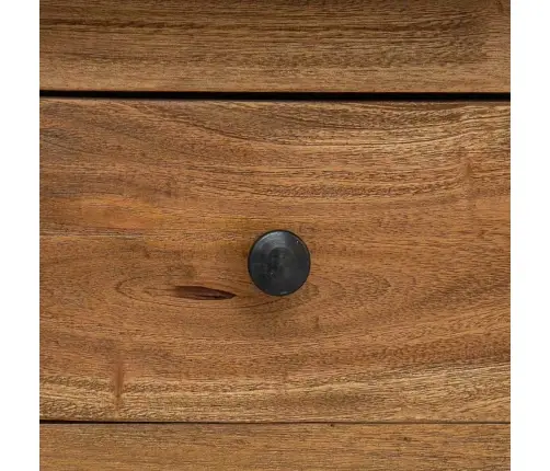 Šoninė Spintelė, 100X30X50cm Raudonmedžio Medienos Masyvas