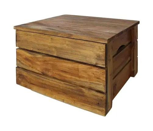 Daiktadėžių Rinkinys, 2Vnt., Raudonmedžio Medienos Masyvas