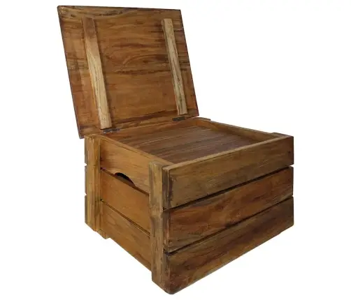 Daiktadėžių Rinkinys, 2Vnt., Raudonmedžio Medienos Masyvas