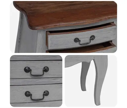 Öökapp Taaskasutatud Puidust, 48 X 35 X 64 Cm