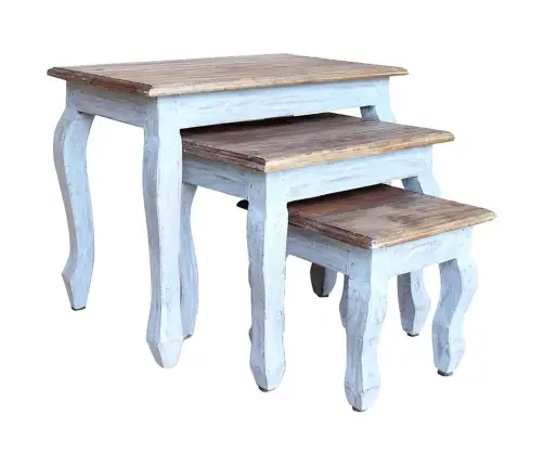 Kafijas Galdiņi, 3 Gab., Sabīdāmi, Masīvs Sarkankoks Vidaxl