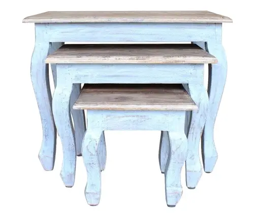 Kafijas Galdiņi, 3 Gab., Sabīdāmi, Masīvs Sarkankoks Vidaxl