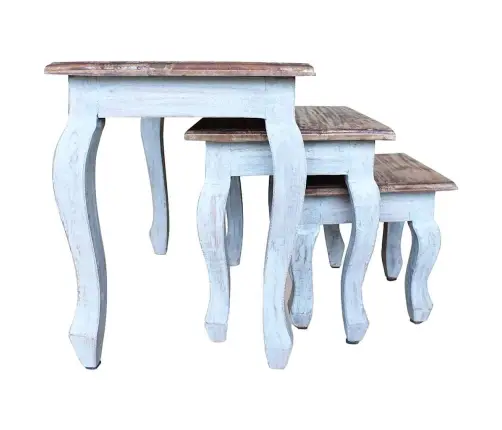 Kafijas Galdiņi, 3 Gab., Sabīdāmi, Masīvs Sarkankoks Vidaxl