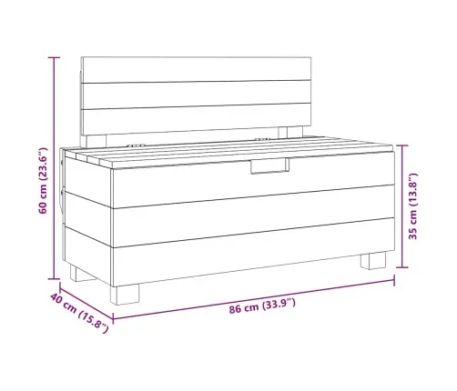 Sols, 86X40X60 Cm, Masīvs Sarkankoks Vidaxl