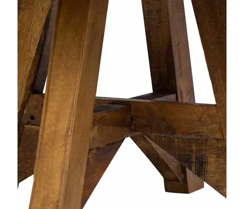 Kafijas Galdiņš, Pārstrādāts Masīvkoks, 60X45 Cm, Balts  Vidaxl