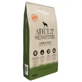 Suņu Sausā Barība, Adult Sensitive Lamb & Rice, Premium, 15 Kg Vidaxl