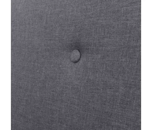 Dīvāns, Divvietīgs, Tumši Pelēks Audums Vidaxl