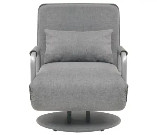 Pöörlev Tool Ja Diivanvoodi, Helehall, Kangas