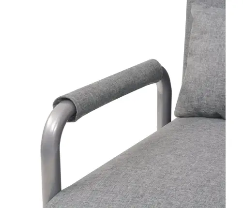 Pöörlev Tool Ja Diivanvoodi, Helehall, Kangas