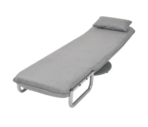 Pöörlev Tool Ja Diivanvoodi, Helehall, Kangas