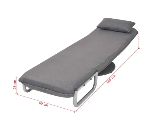 Pöörlev Tool Ja Diivanvoodi, Tumehall, Kangas