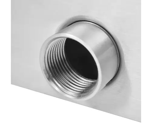 Baseina Strūklaka, 30X9X26 Cm, Nerūsējošs Tērauds, Sudrabkrāsa   Vidaxl