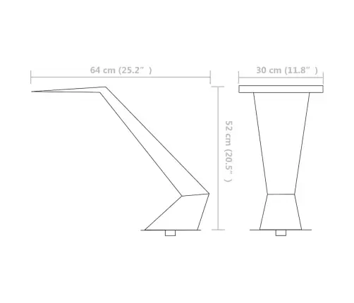 Baseino Fontanas, Nerūdijantis Plienas, 64X30X52cm Sidabrinis
