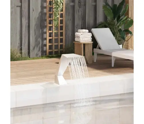 Baseino Fontanas, Nerūdijantis Plienas, 64X30X52cm Sidabrinis