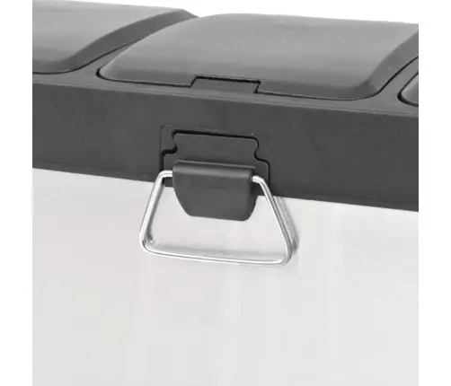 Šiukšliadėžė, Rūšiavimui, Nerūdij. Plienas, Su Pedalu, 24 L