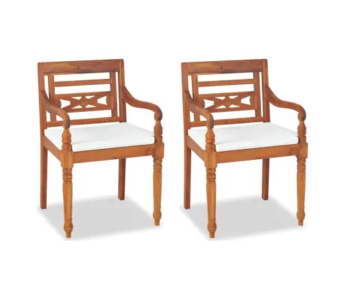 4-Daļīgs Dārza Atpūtas Mēbeļu Komplekts Ar Matračiem, Tīkkoks Vidaxl