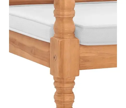 Sols Ar Matraci, 120 Cm, Tīkkoks Vidaxl