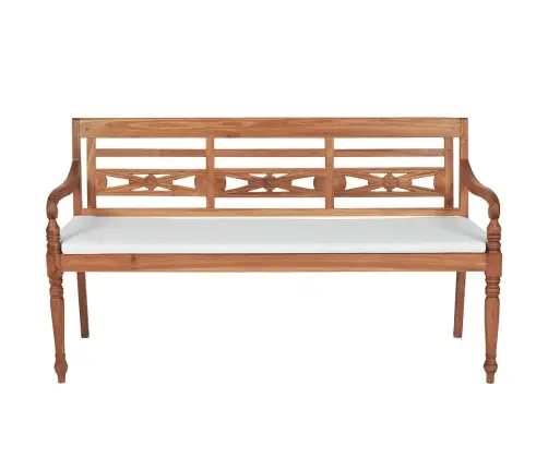 Batavia Suoliukas Su Pagalvėmis, 150 cm Tikmedis