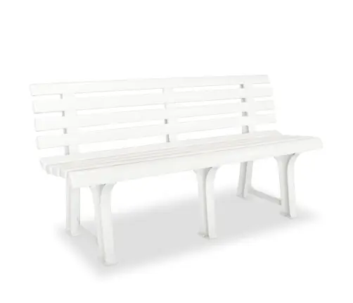 Dārza Sols, 145,5 Cm, Plastmasa, Balts Vidaxl