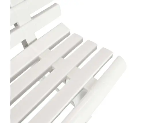 Dārza Sols, 145,5 Cm, Plastmasa, Balts Vidaxl