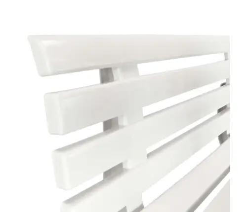 Dārza Sols, 145,5 Cm, Plastmasa, Balts Vidaxl