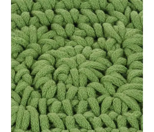 Mesti Pagalvė Krepšio Pynimas Žalia 50 X 50 Cm Medvilnė