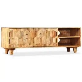 Tv Skapītis, 118X35X40 Cm, Mango Masīvkoks Vidaxl