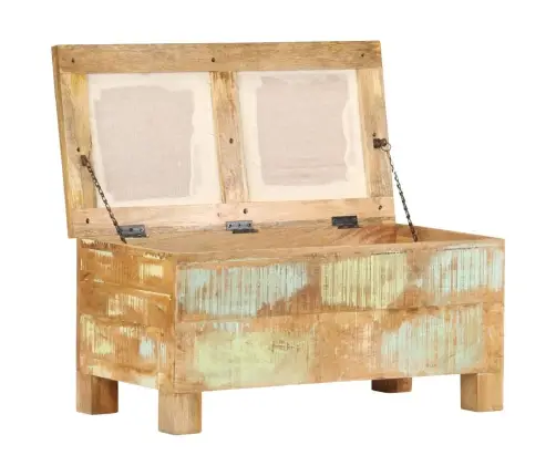 Suolas Su Daiktadėže, Perdirbta Mediena, 80X40X40Cm