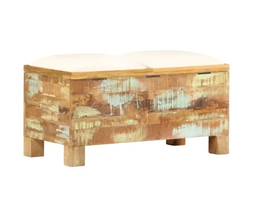 Suolas Su Daiktadėže, Perdirbta Mediena, 80X40X40Cm