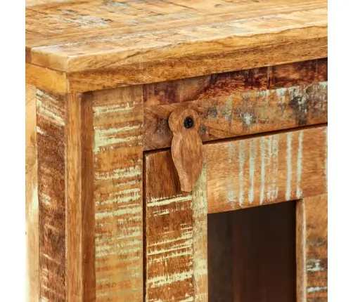 Sienas Skapītis, 44X21X72 Cm, Pārstrādāts Masīvkoks Vidaxl