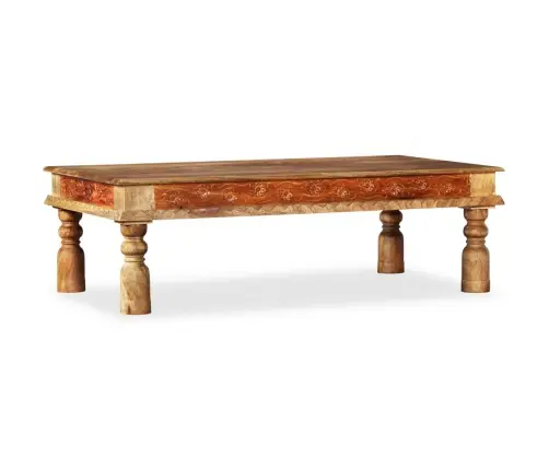 Akaatsiapuust Ja Mangopuust Kohvilaud 110 X 60 X 38 Cm