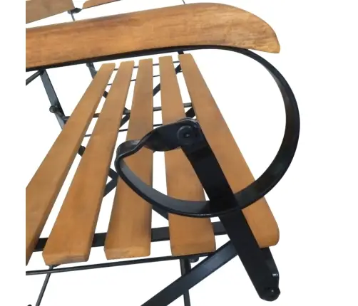 Saliekams Dārza Sols, 112 Cm, Akācijas Masīvkoks Vidaxl