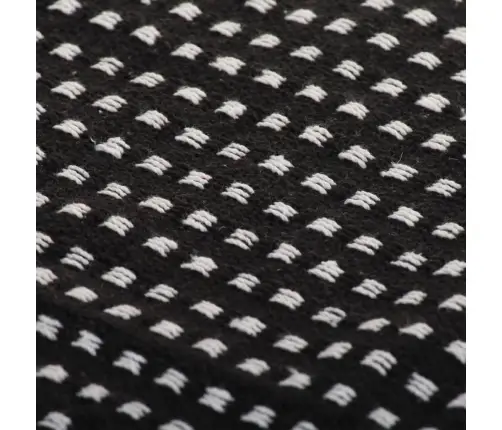 Pledas, Medvilnė, Kvadratų Raštas, 125X150cm Juodos Sp. Pledas, Medvilnė, Kvadratų Raštas, 125X150cm Juodos Sp.
