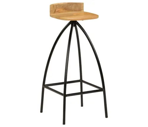 Bāra Krēsli, 2 Gab., Mango Masīvkoks Vidaxl