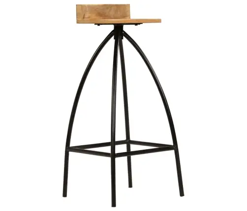 Bāra Krēsli, 2 Gab., Mango Masīvkoks Vidaxl