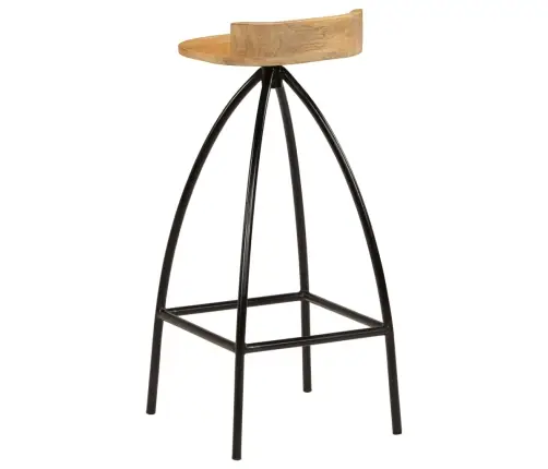 Bāra Krēsli, 2 Gab., Mango Masīvkoks Vidaxl