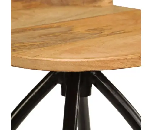 Bāra Krēsli, 2 Gab., Mango Masīvkoks Vidaxl