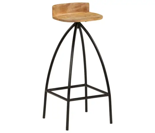 Bāra Krēsli, 2 Gab., Mango Masīvkoks Vidaxl