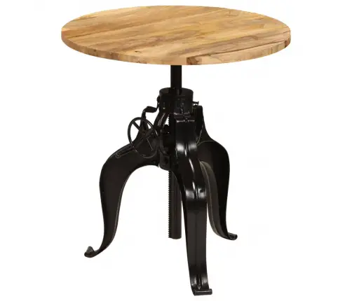 Baro Stalas, Mango Medienos Masyvas, 75X(76-110)Cm