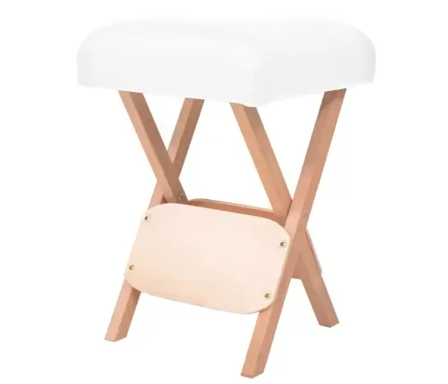 Kokkupandav Massaažitool, 12 Cm Paksune Iste, Valge